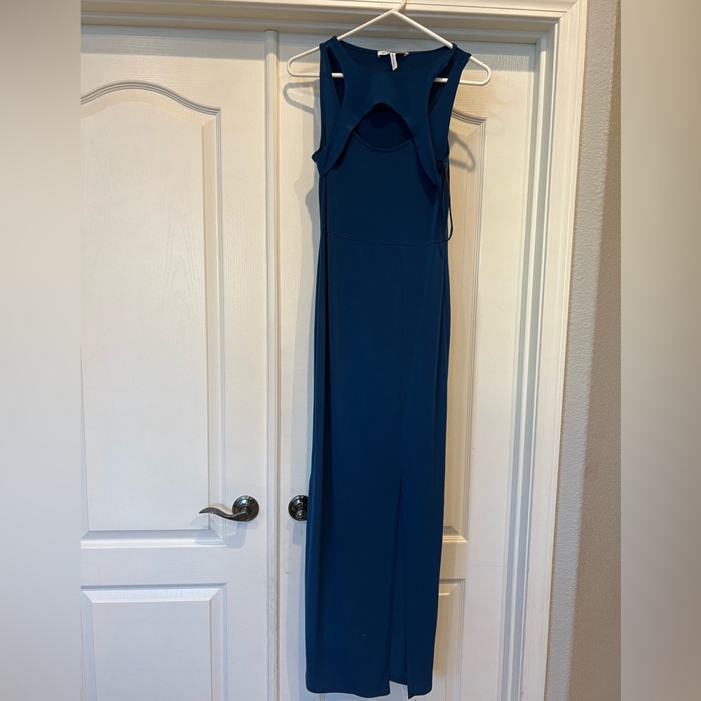 BCBGeneration Blue Maxi Dress with a slit